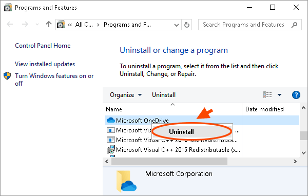 désinstaller des applications
