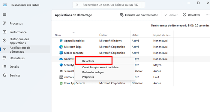 fermer les programmes executes en arriere plan
