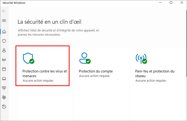 recherche de virus