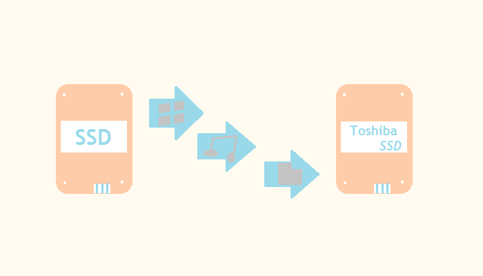 Cloner un SSD sur un SSD Toshiba plus grand