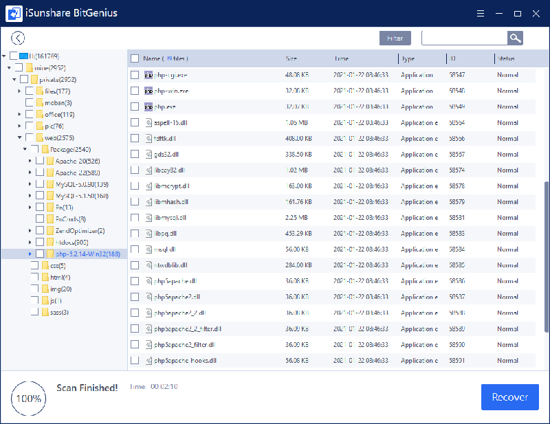 résultat de l'analyse