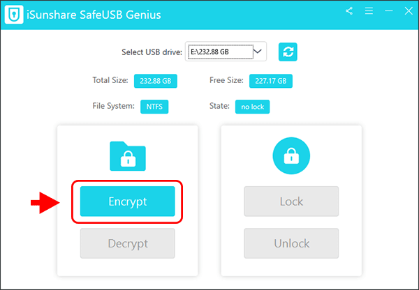 cliquez sur le bouton Chiffrer