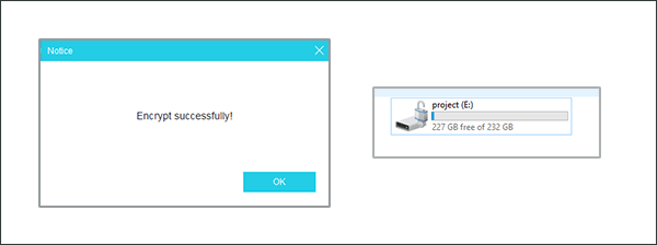 Chiffré avec succès
