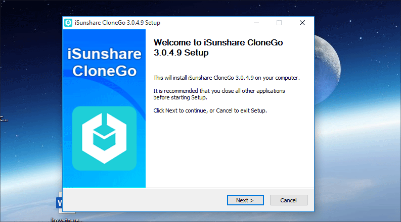 installer iSunshare CloneGo