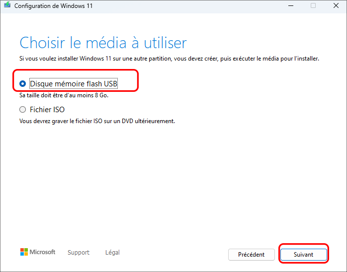 choisir les médias à utiliser