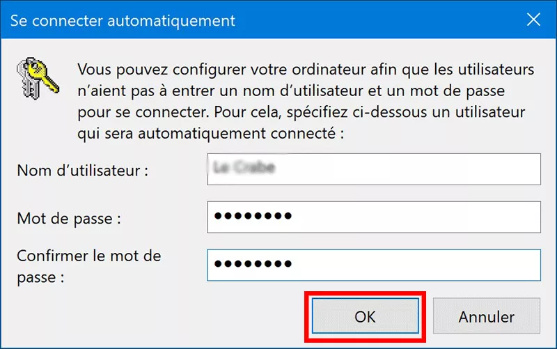 créer un compte se connecter automatiquement