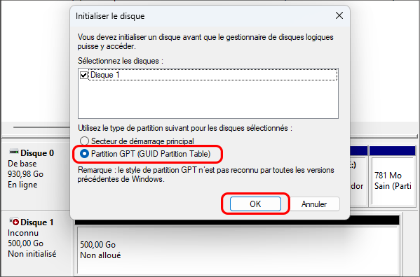 initialiser le SSD