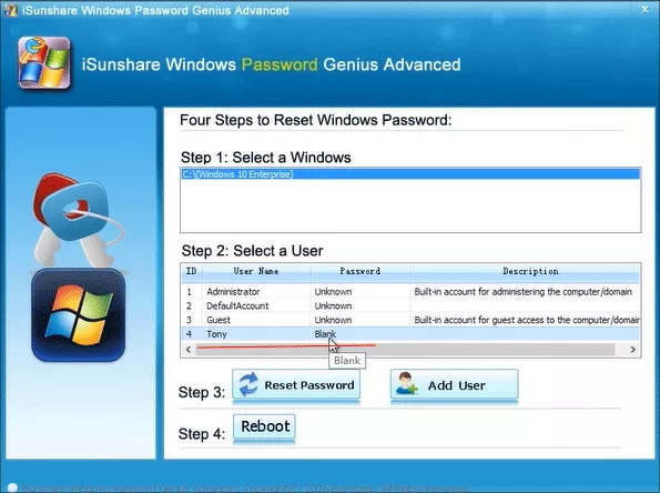 le mot de passe a été supprimé avec succès