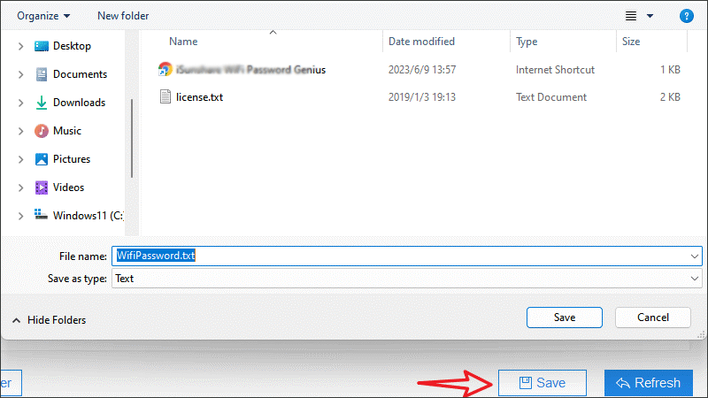 enregistrer wifi mot de passe