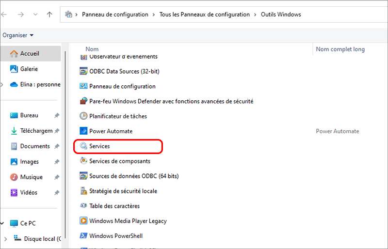 services double clic