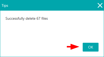 supprimé avec succès