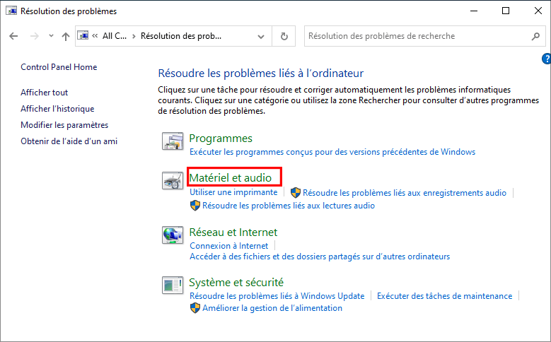 clic materiel et son