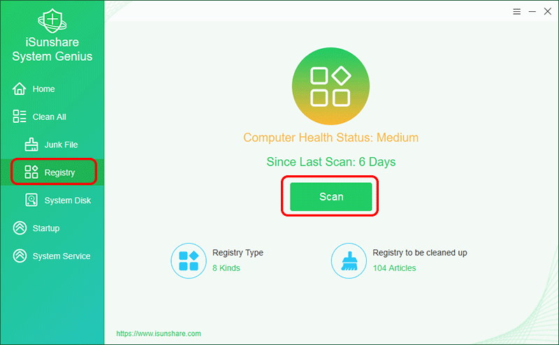 cliquez scan pour lenregistrement 