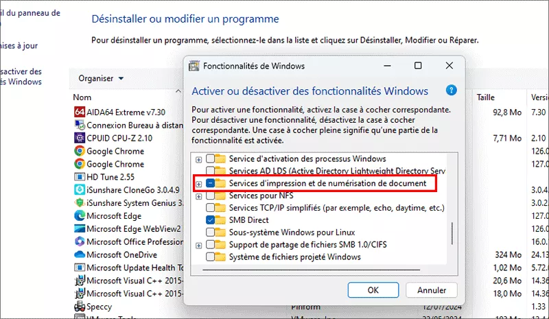 services dimpression et de documents en clic